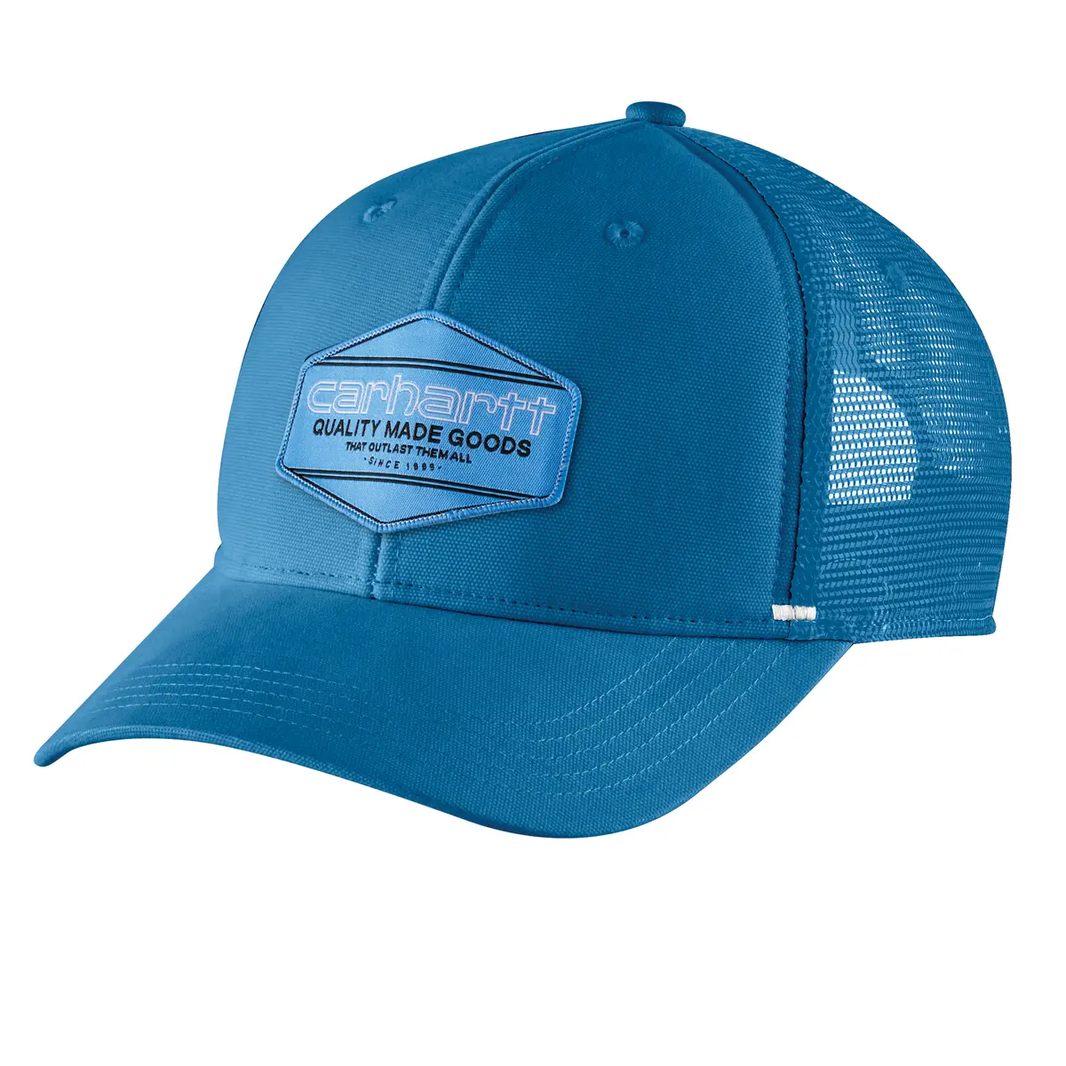Men's Canvas Mesh-Back Quality Patch Cap 1