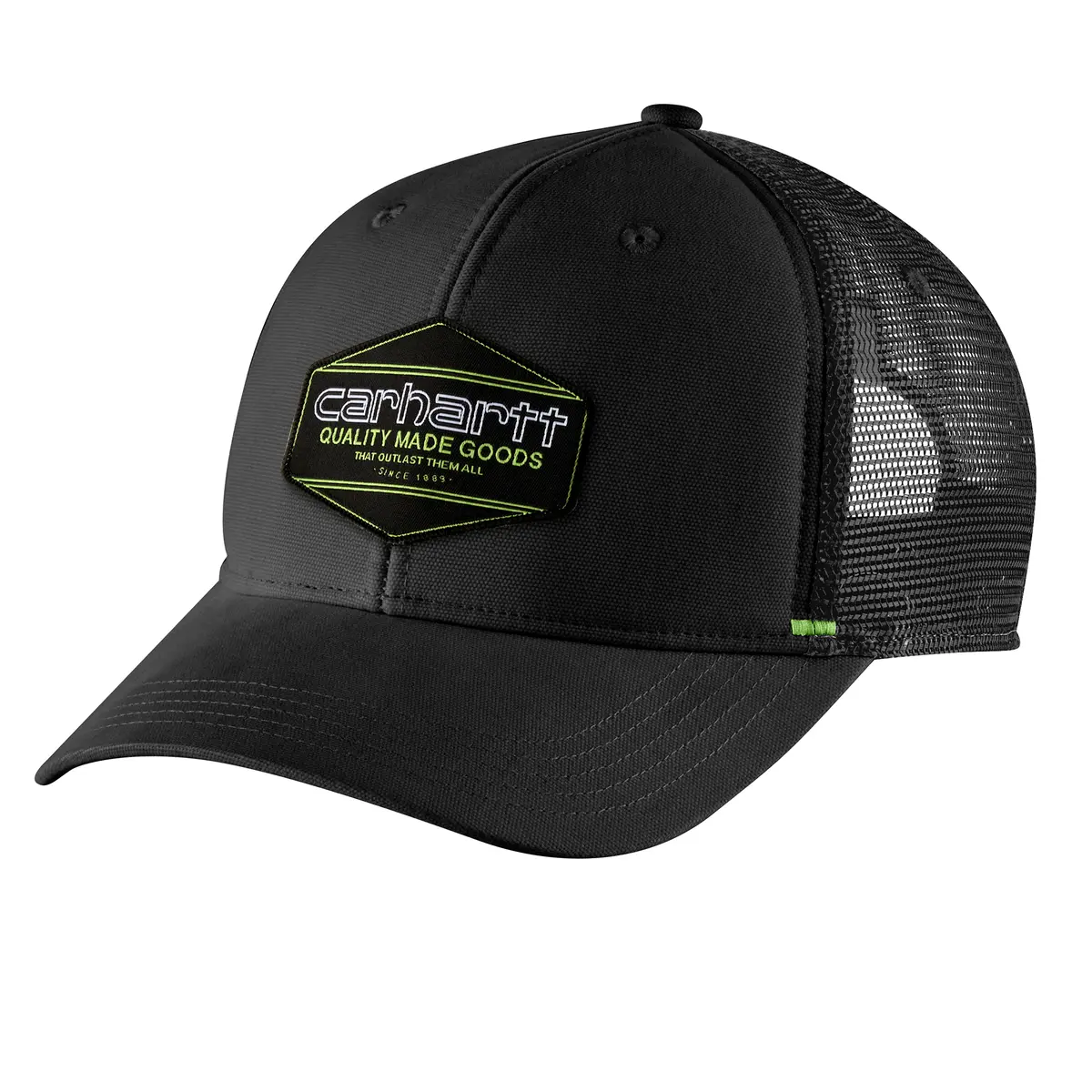 Men's Canvas Mesh-Back Quality Patch Cap 1