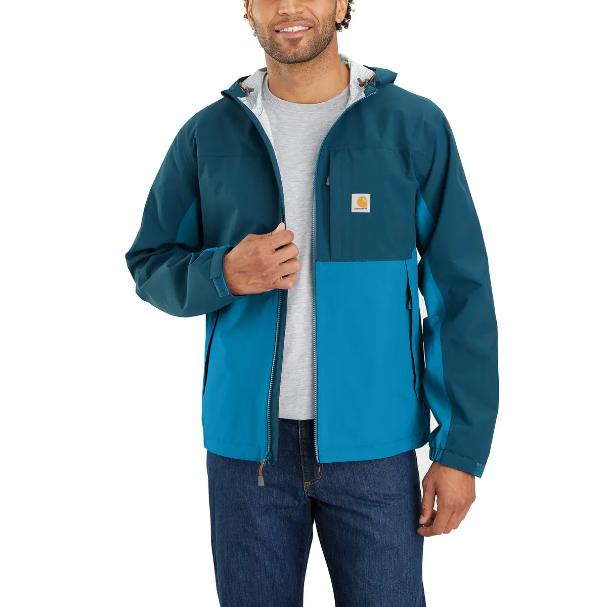 Men's Storm Defender Relaxed Fit Lightweight Packable Waterproof Jacket 4