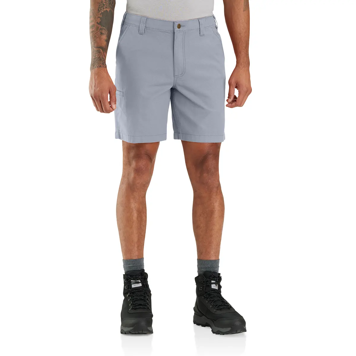 Men's Rugged Flex Relaxed Fit Canvas Work Short - (8") 3
