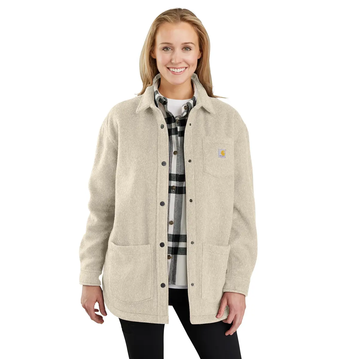 Women's Fleece Shirt Jacket 1