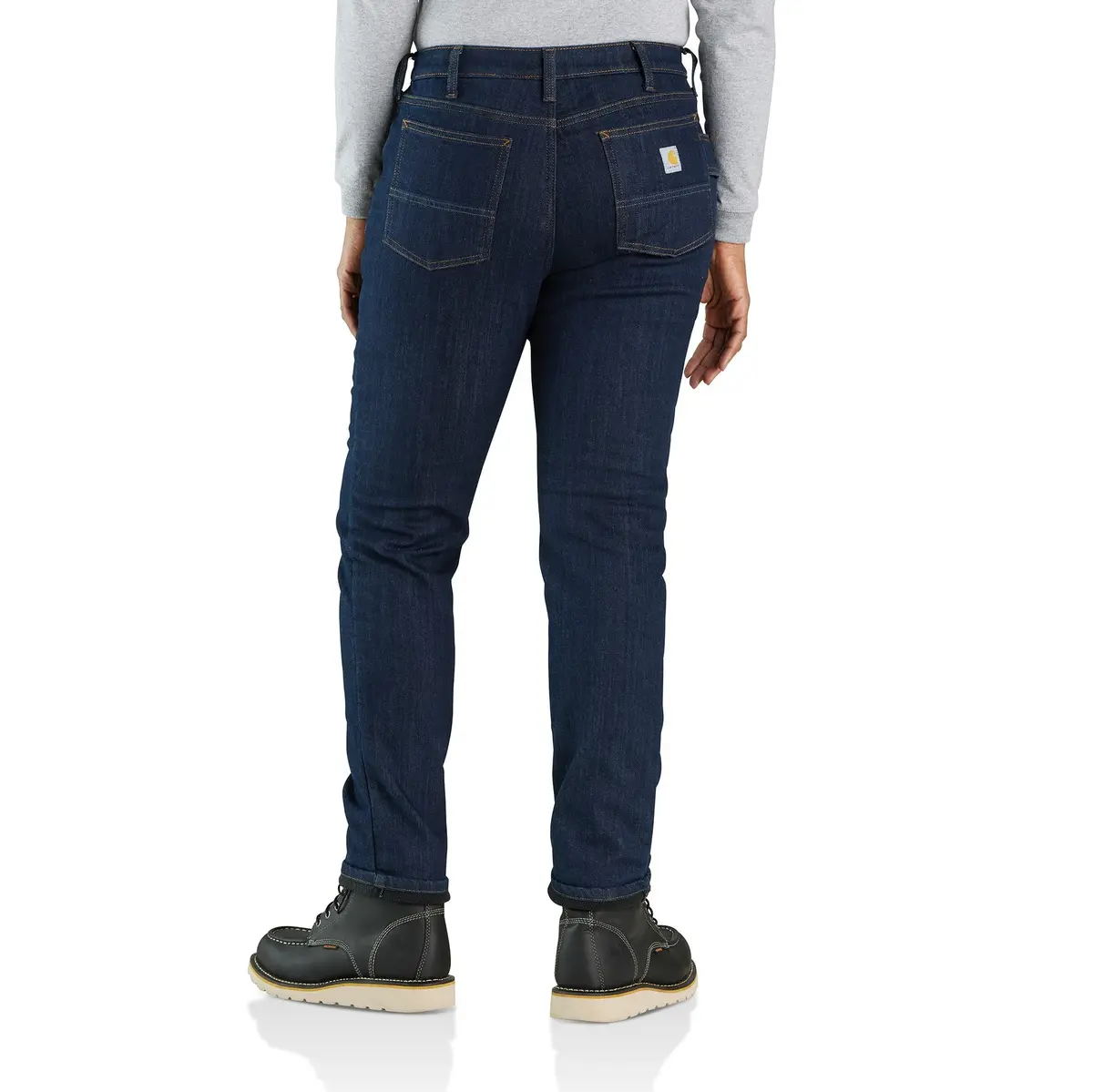 Women's Relaxed Fit Fleece Lined Jean Pant 2