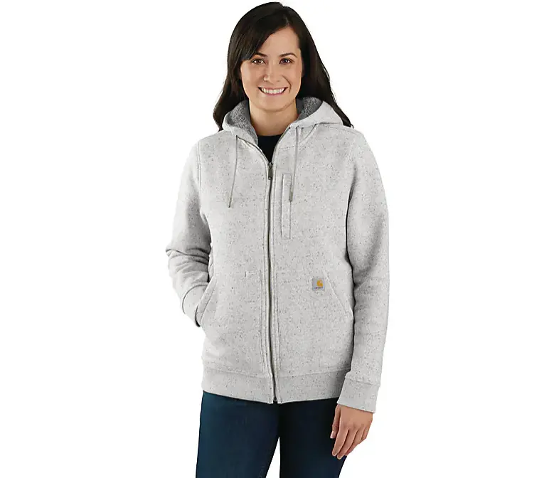 Women's Relaxed Fit Midweight Sherpa Lined Sweatshirt 2