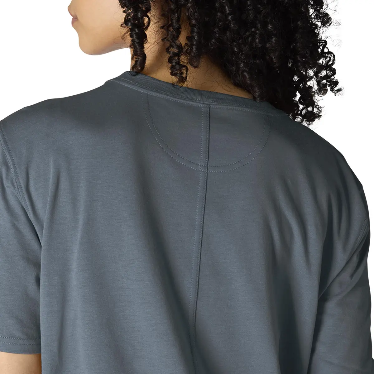 Women's Tencel Fiber Series Loose Fit Short-Sleeve Crewneck T-Shirt 5