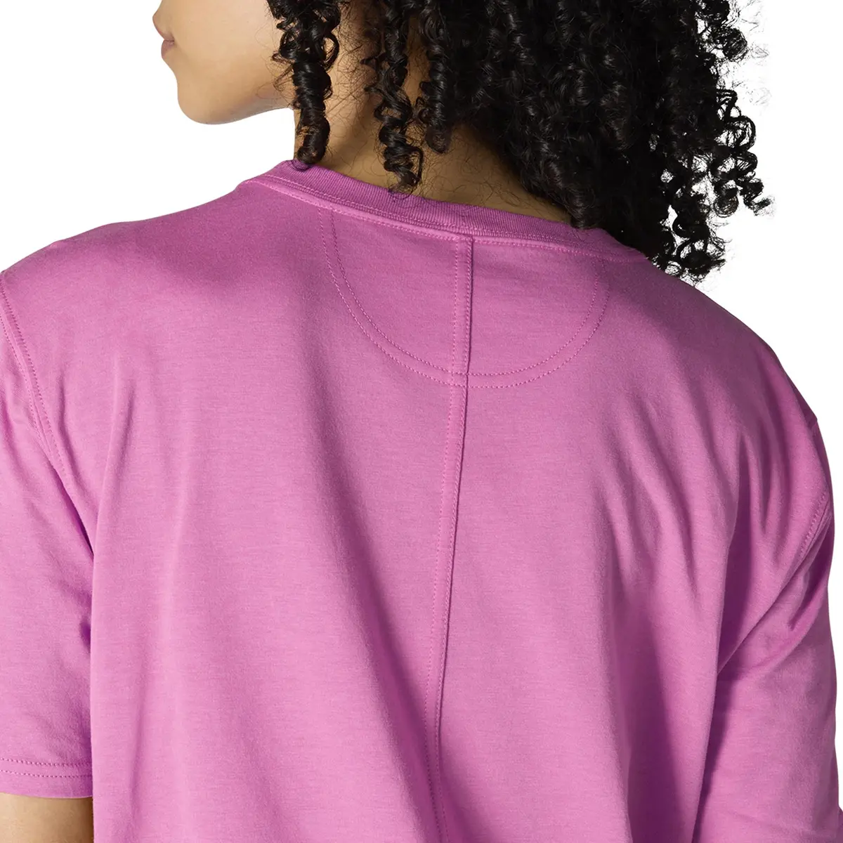 Women's Tencel Fiber Series Loose Fit Short-Sleeve Crewneck T-Shirt 5
