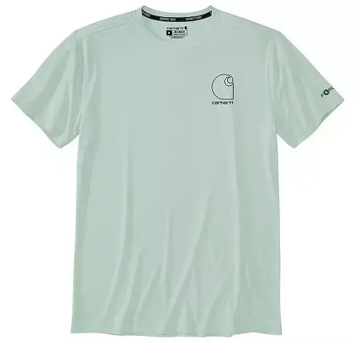 Men's Force Sun Defender Lightweight Short-Sleeve Logo Graphic T-Shirt 1
