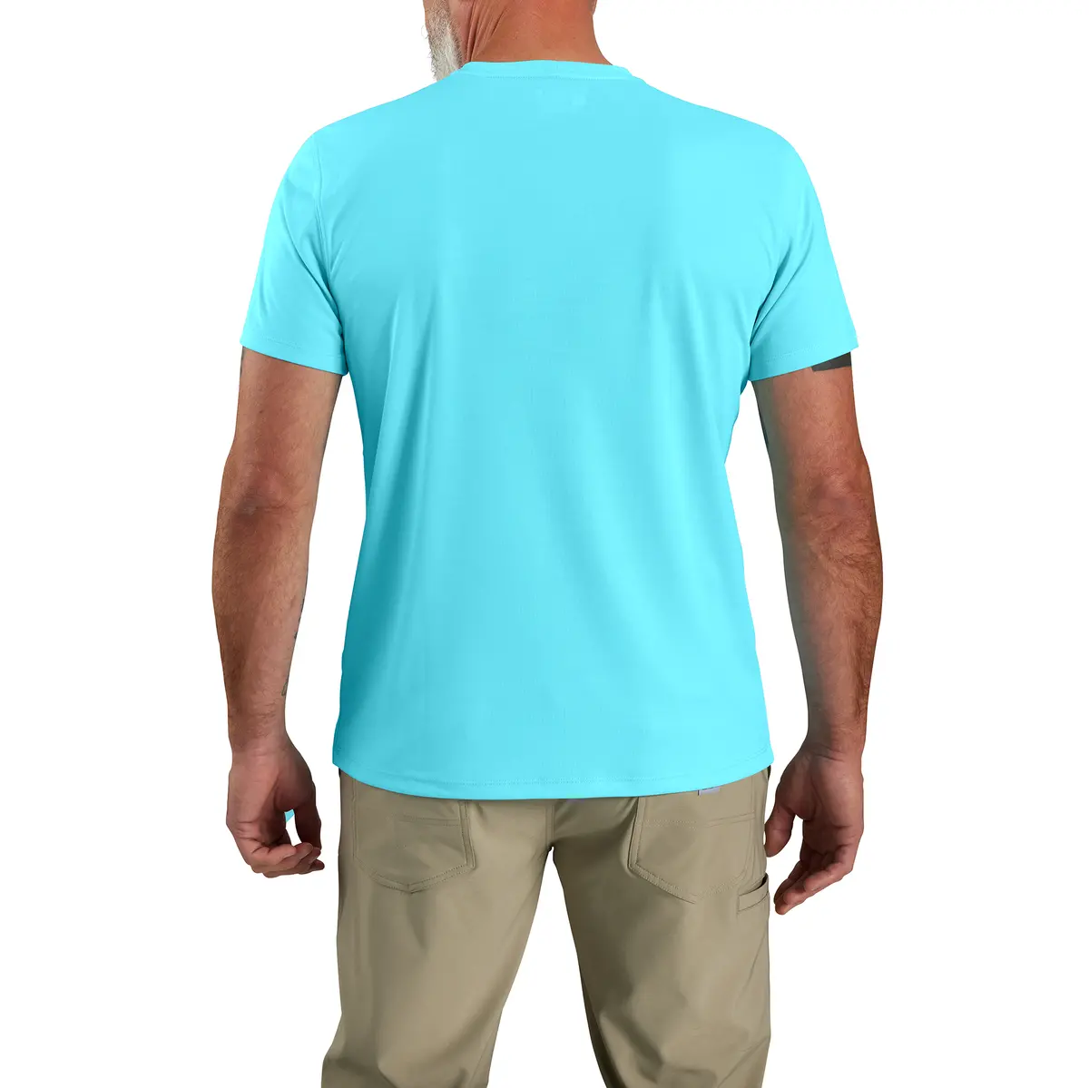 Men's Force Sun Defender Lightweight Short-Sleeve Logo Graphic T-Shirt 3