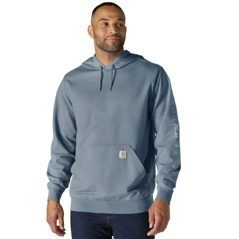 Men's Relaxed Fit Garment Dyed French Terry Graphic Sweatshirt 1