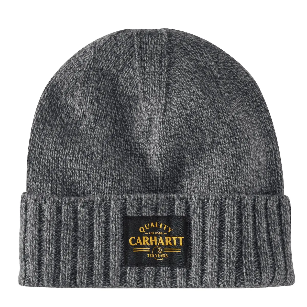 Wool Knit Patch Beanie 1