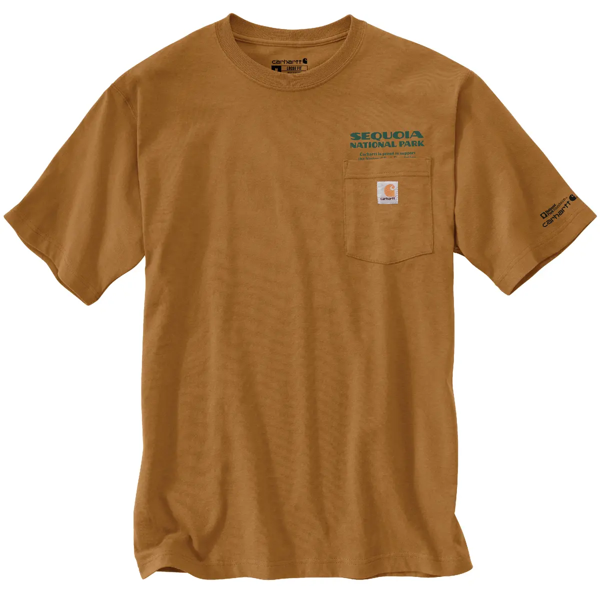 Men's Relaxed Fit Heavyweigh Short-Sleeve Sequoia National Park Graphic T-Shirt 1
