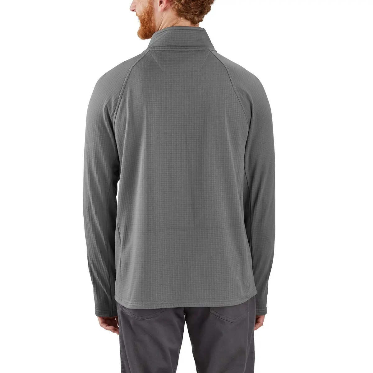 Men's Force® Relaxed Fit Mock Neck Half-Zip Fleece-Lined Shirt 2