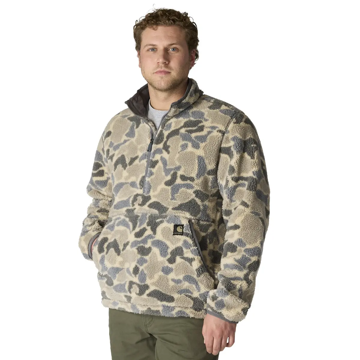 Men's Loose Fit Fleece Pullover 1