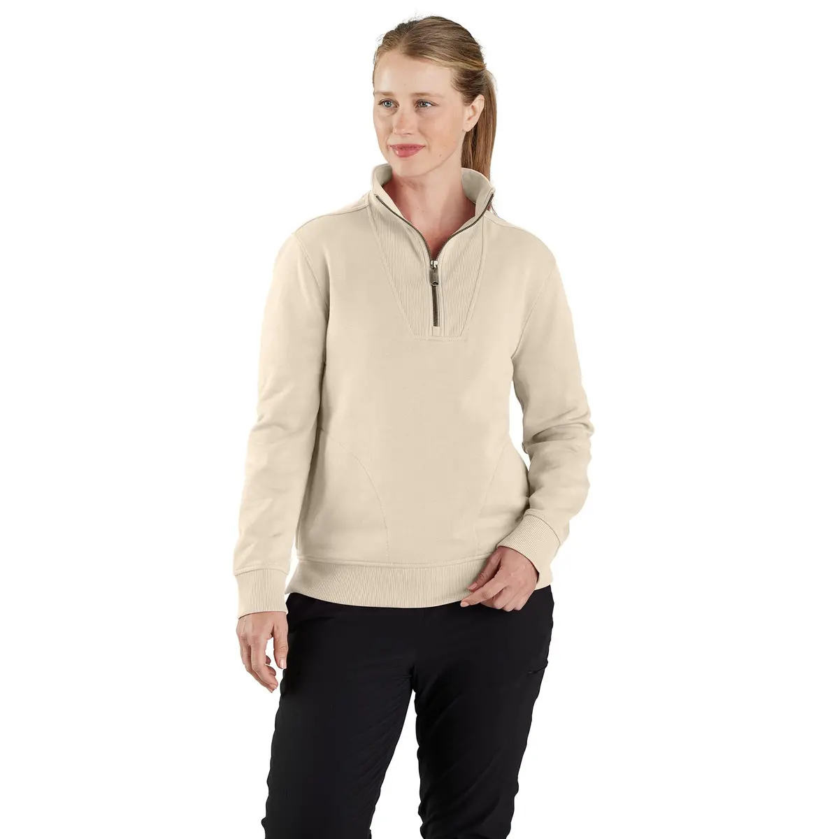 Women's Tencel Series Relaxed Fit Half-Zip Sweatshirt 1