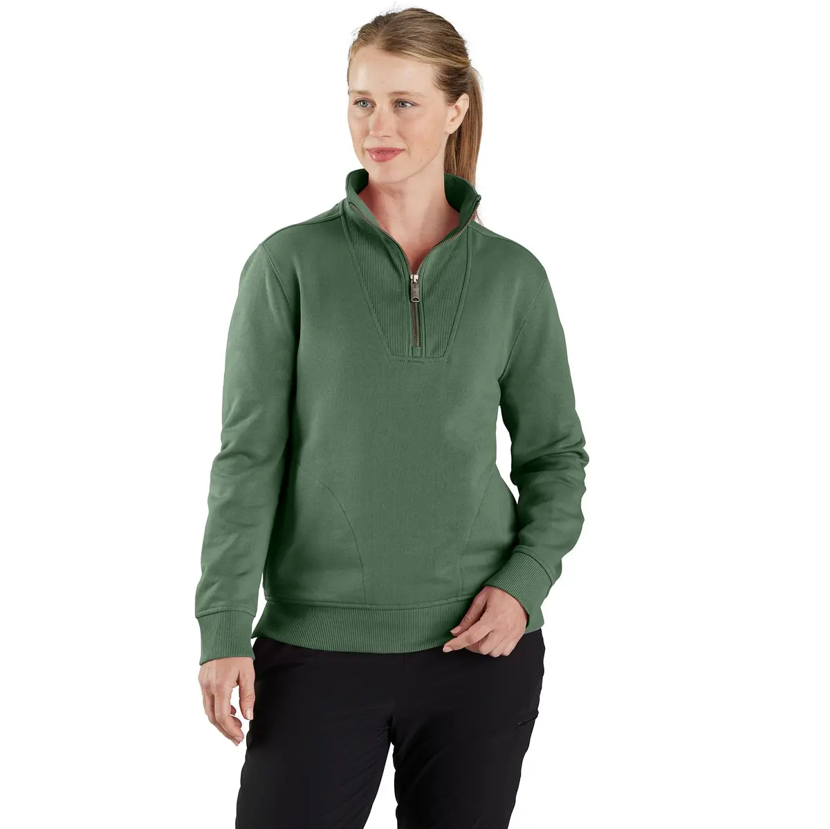 Women's Tencel Series Relaxed Fit Half-Zip Sweatshirt 1