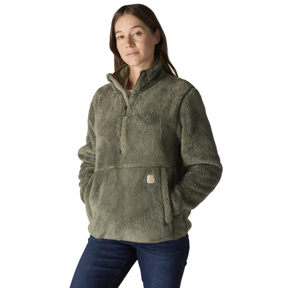 Women's Loose Fit Fleece Pullover 1