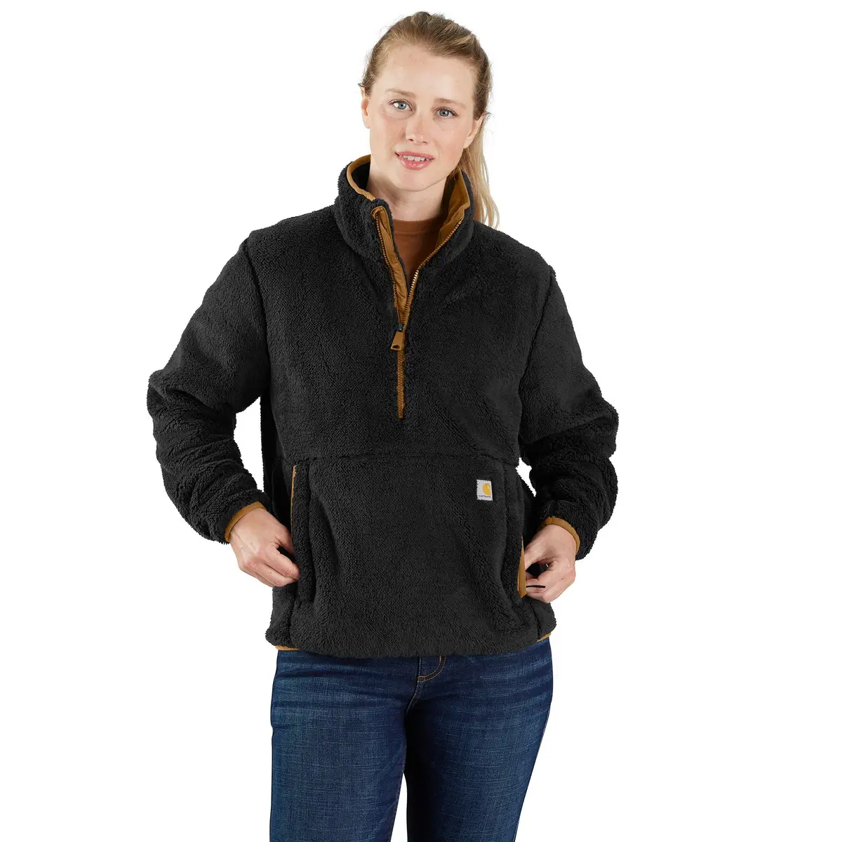 Women's Loose Fit Fleece Pullover 1