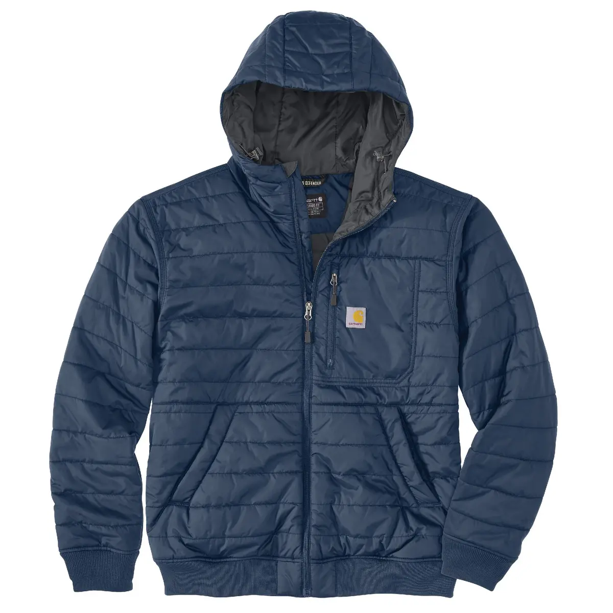 Men's Rain Defender Relaxed Fit Lightweight Insulated Hooded Jacket 1