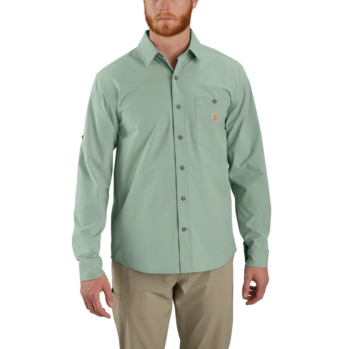 Men's Force Sun Defender Relaxed Fit Lightweight Long-Sleeve Shirt 1