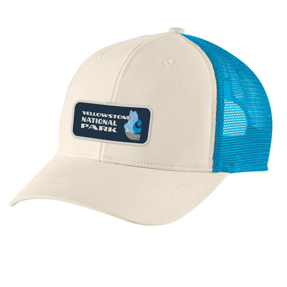 Canvas Yellowstone National Park Patch Cap 1