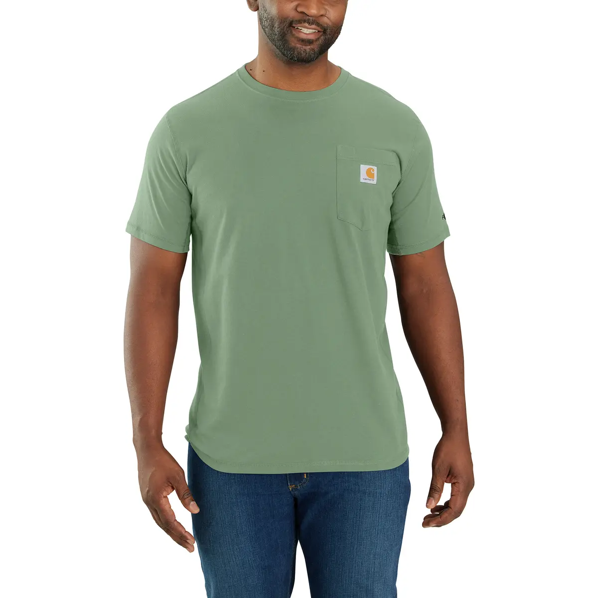 Men's Force Relaxed Fit Midweight Short-Sleeve Pocket T-Shirt 2