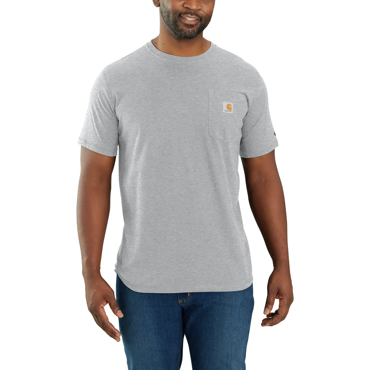 Men's Force Relaxed Fit Midweight Short-Sleeve Pocket T-Shirt 2