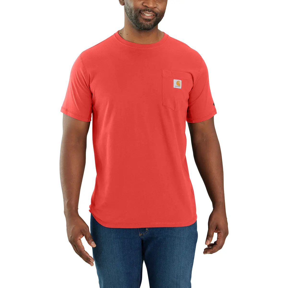 Men's Force Relaxed Fit Midweight Short-Sleeve Pocket T-Shirt 2