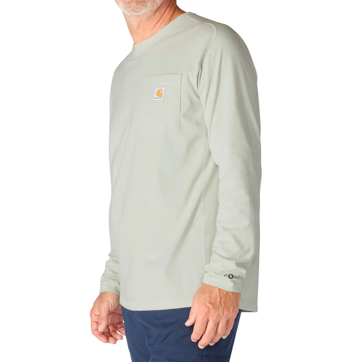 Men's Force Relaxed Fit Midweight Long-Sleeve Pocket T-Shirt 2
