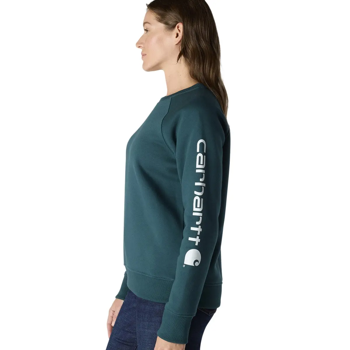 Women's Relaxed Fit Midweight Graphic Crewneck Sweatshirt 3