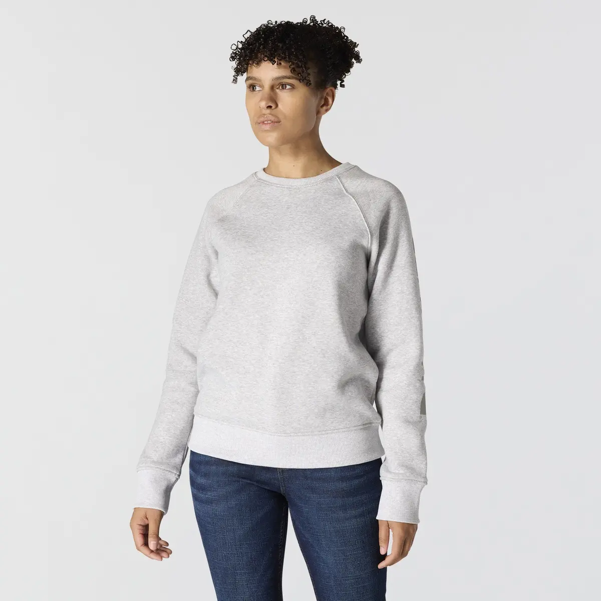 Women's Relaxed Fit Midweight Graphic Crewneck Sweatshirt 1