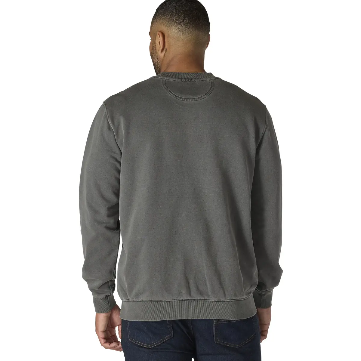 Men's Relaxed Fit Garment Dyed French Terry Crewneck Sweatshirt 2