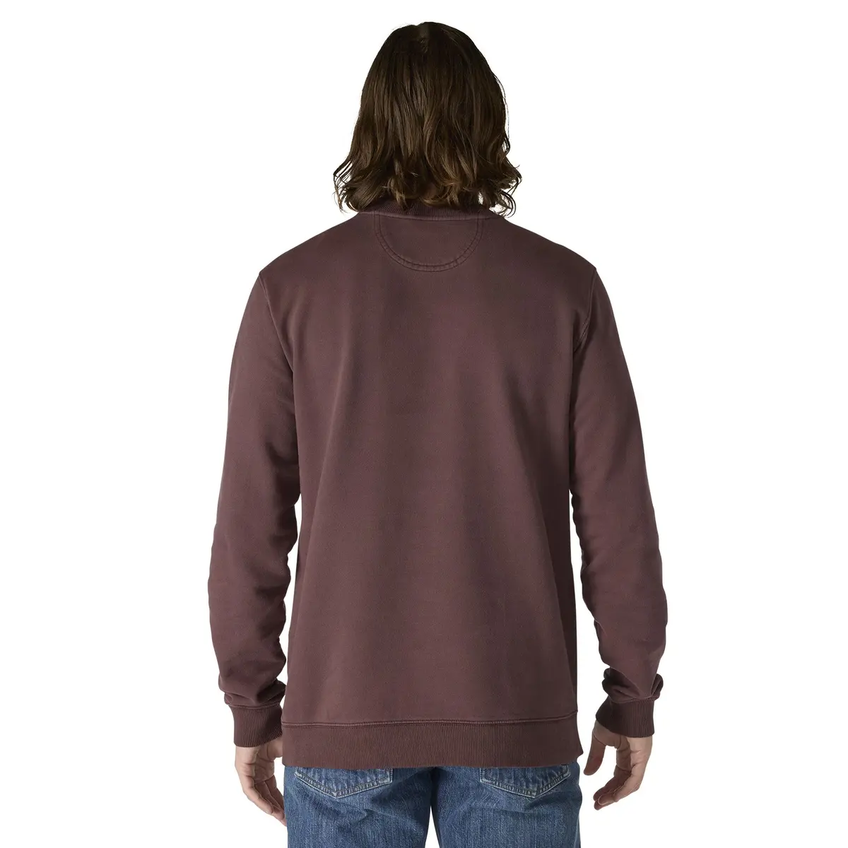 Men's Relaxed Fit Garment Dyed French Terry Crewneck Sweatshirt 2