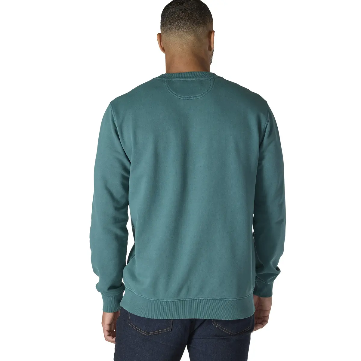 Men's Relaxed Fit Garment Dyed French Terry Crewneck Sweatshirt 2