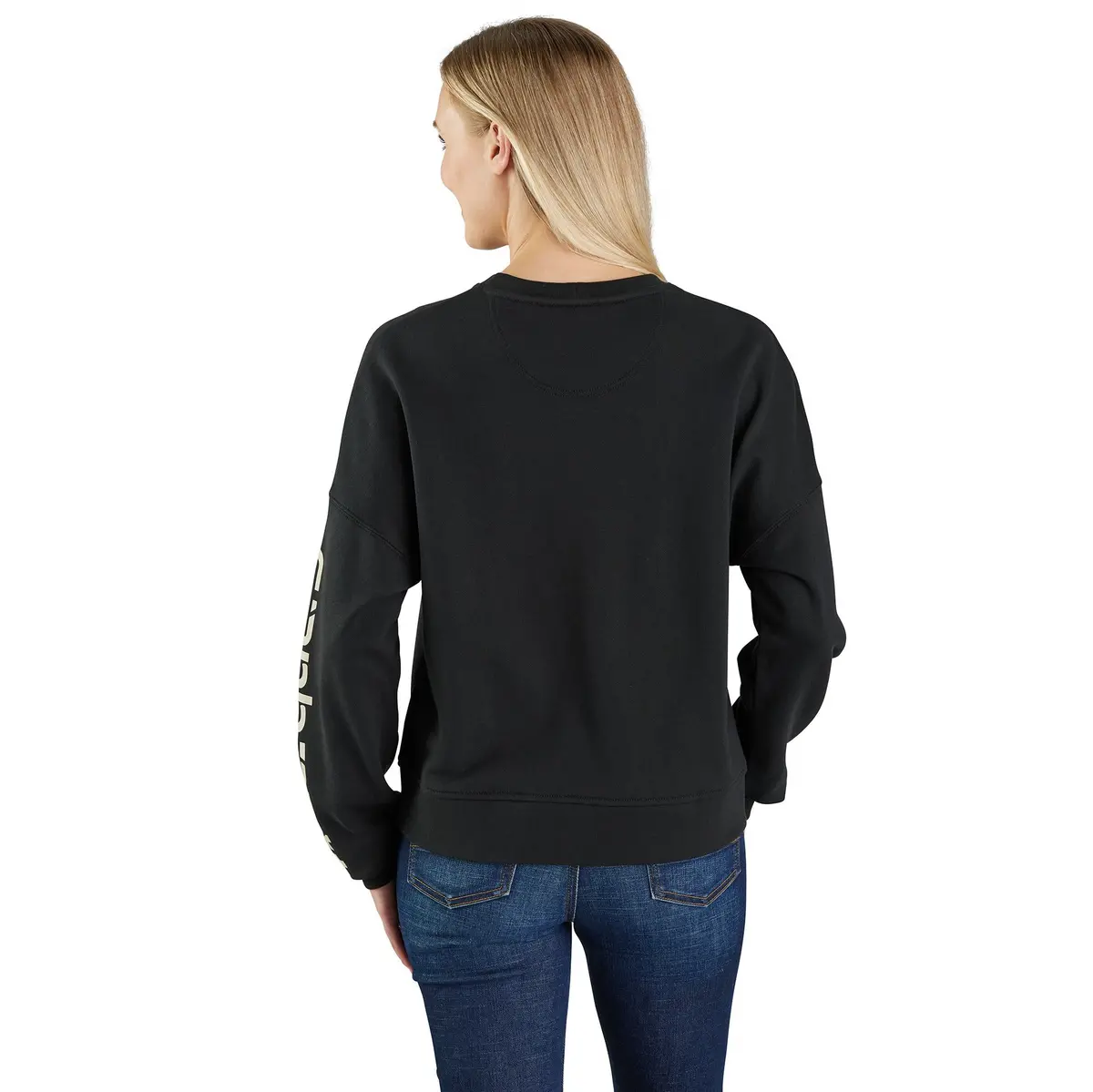 Women's Tencel Fiber Series Loose Fit Sleeve Graphic Sweatshirt 2