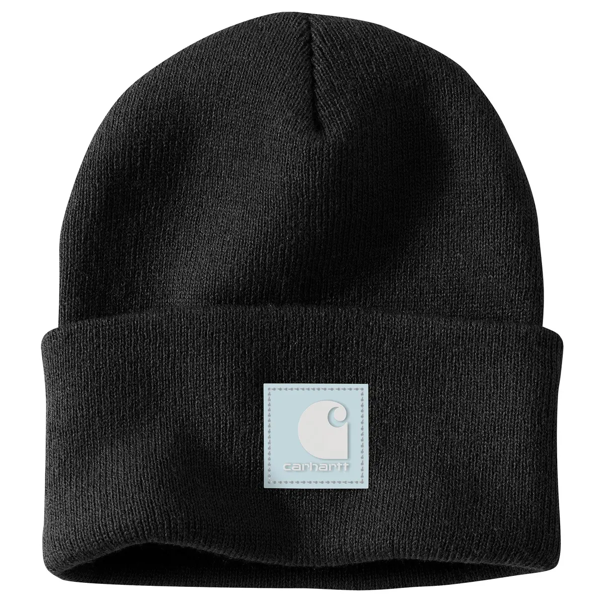 Knit Rubber Patch Beanie 1