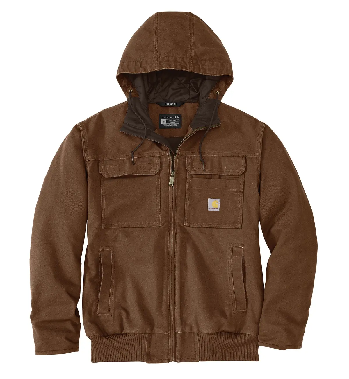 Men's Relaxed Fit Washed Duck Bartlett  Active Jacket 1