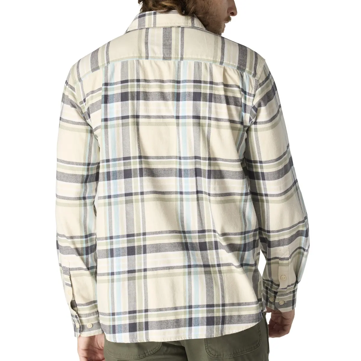 Men's Relaxed Fit Midweight Flannel Long-Sleeve Plaid Shirt 2
