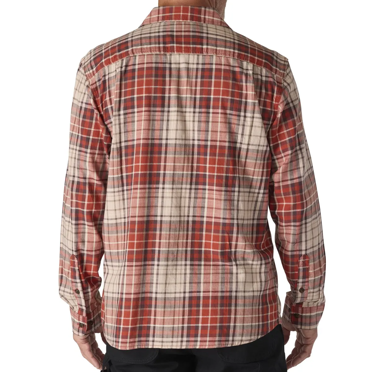 Men's Rugged Flex Lightweight Long Sleeve Plaid Shirt 2