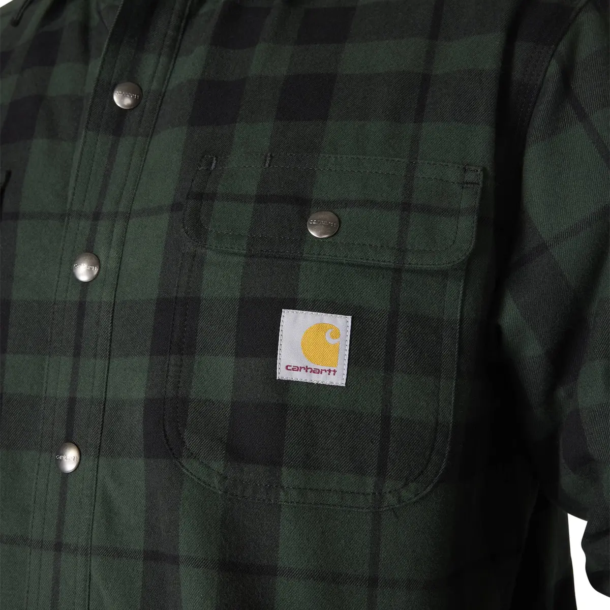Men's Relaxed Fit Flannel Sherpa-Lined Shirt Jac 3