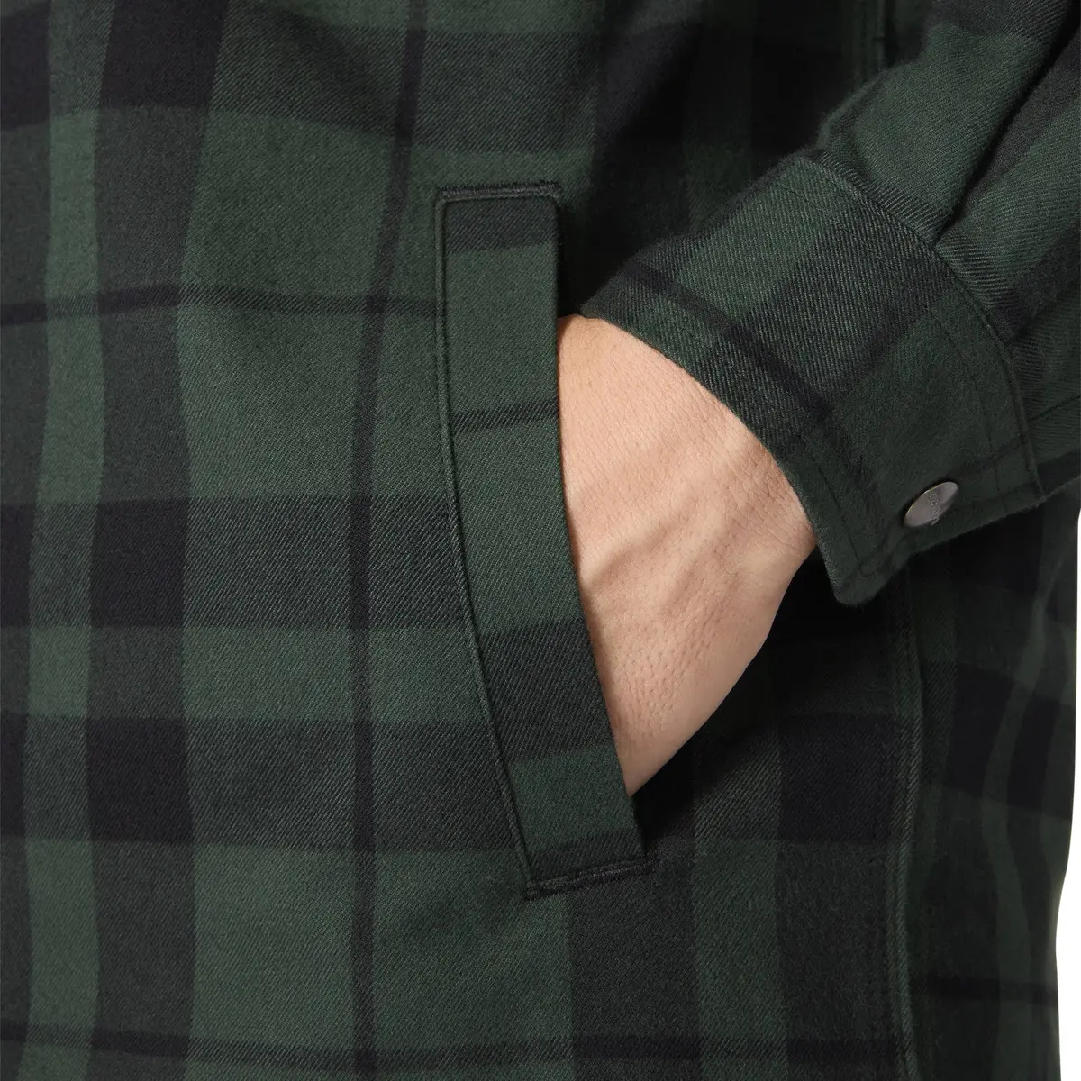 Men's Relaxed Fit Flannel Sherpa-Lined Shirt Jac 4