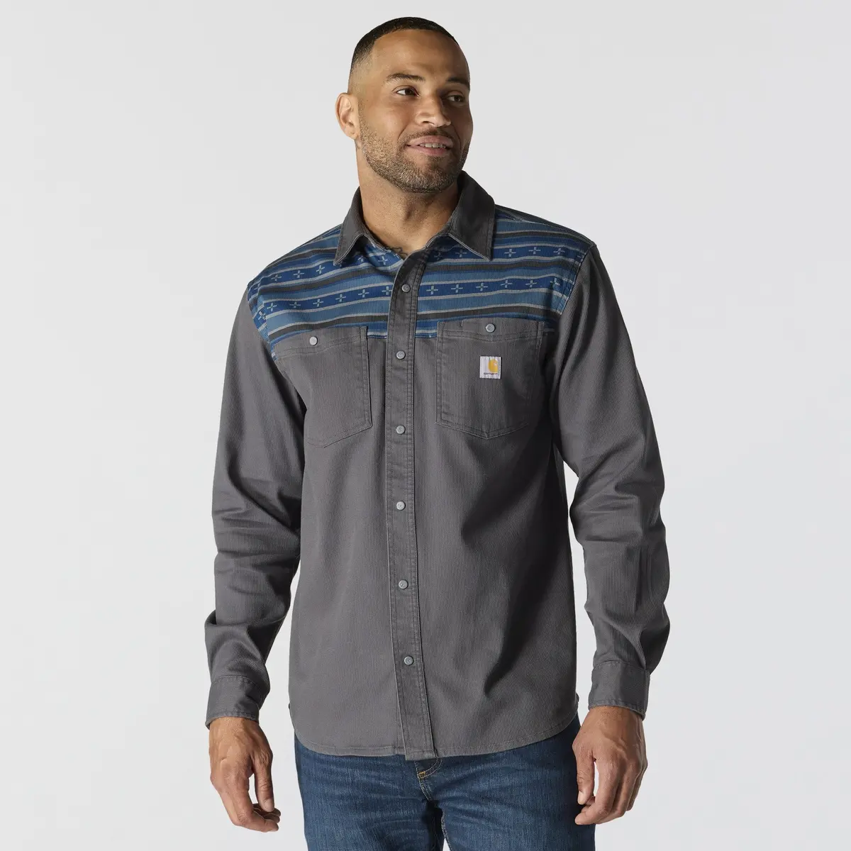 Men's Montana Relaxed Fit Cordoroy Long Sleeve Shirt 1