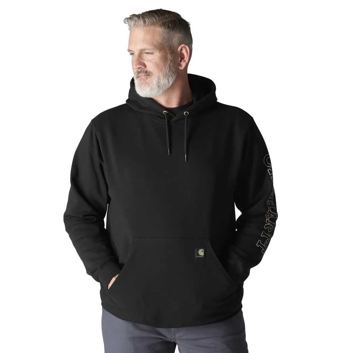 Men's Loose Fit Midweight Camo Graphic Sweatshirt 1