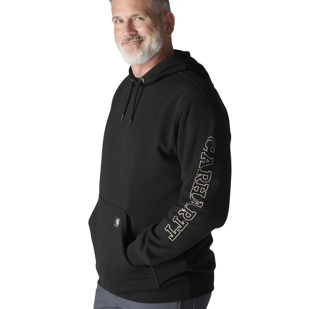 Men's Loose Fit Midweight Camo Graphic Sweatshirt 3
