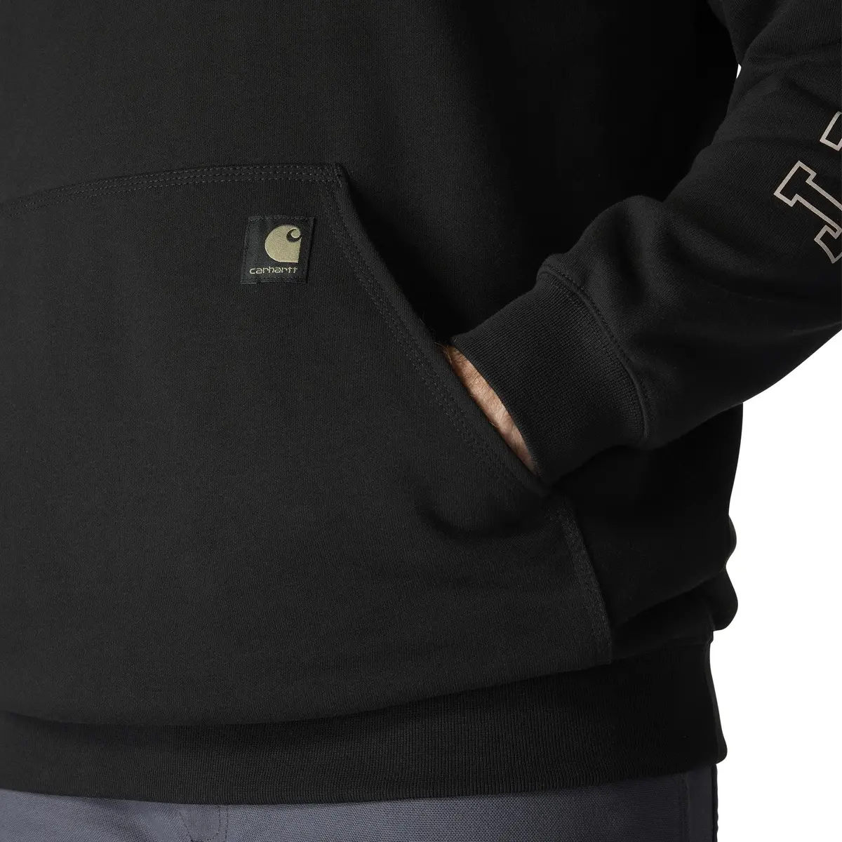 Men's Loose Fit Midweight Camo Graphic Sweatshirt 5