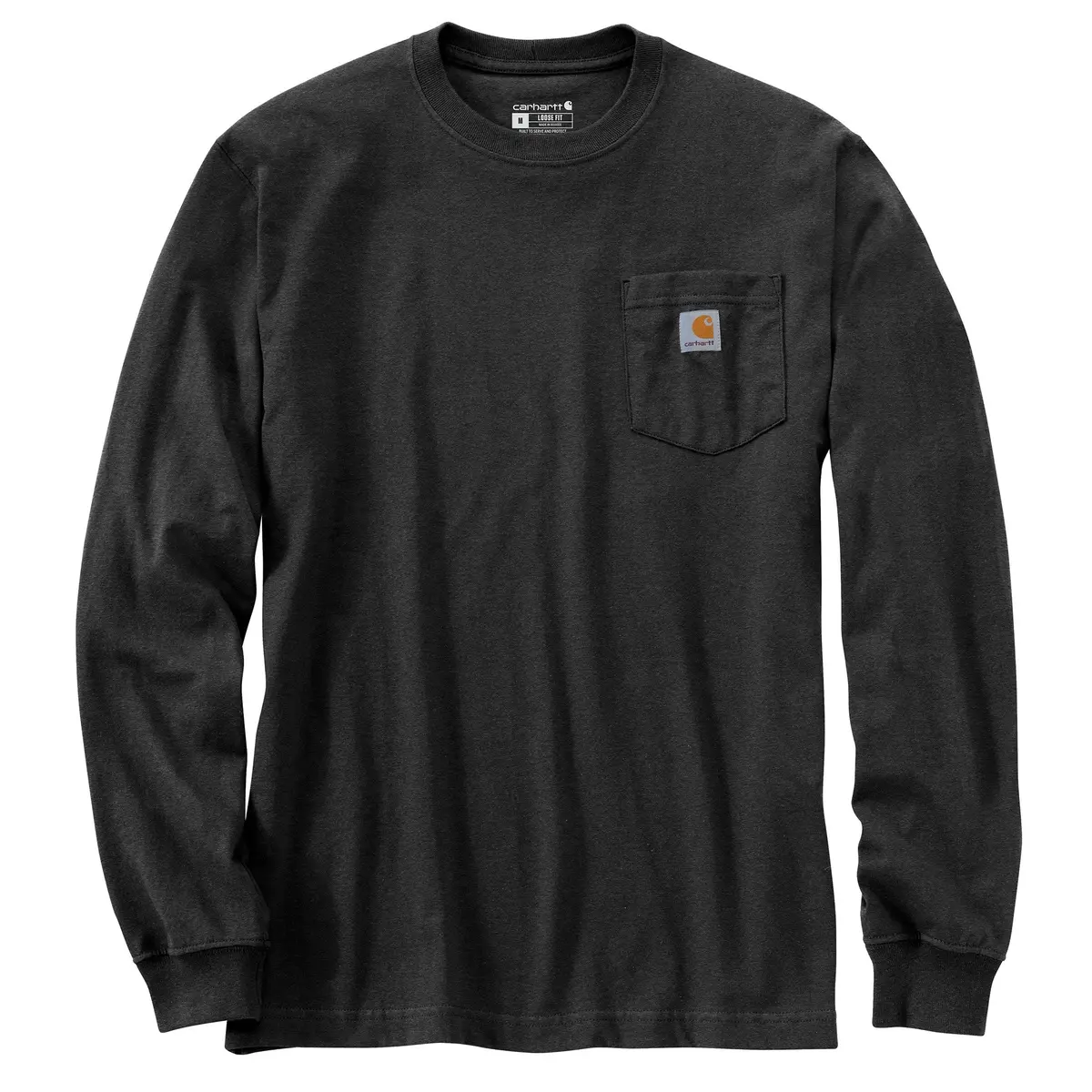 Men's Loose Fit Heavyweight Long Sleeve Deer Graphic Shirt 2