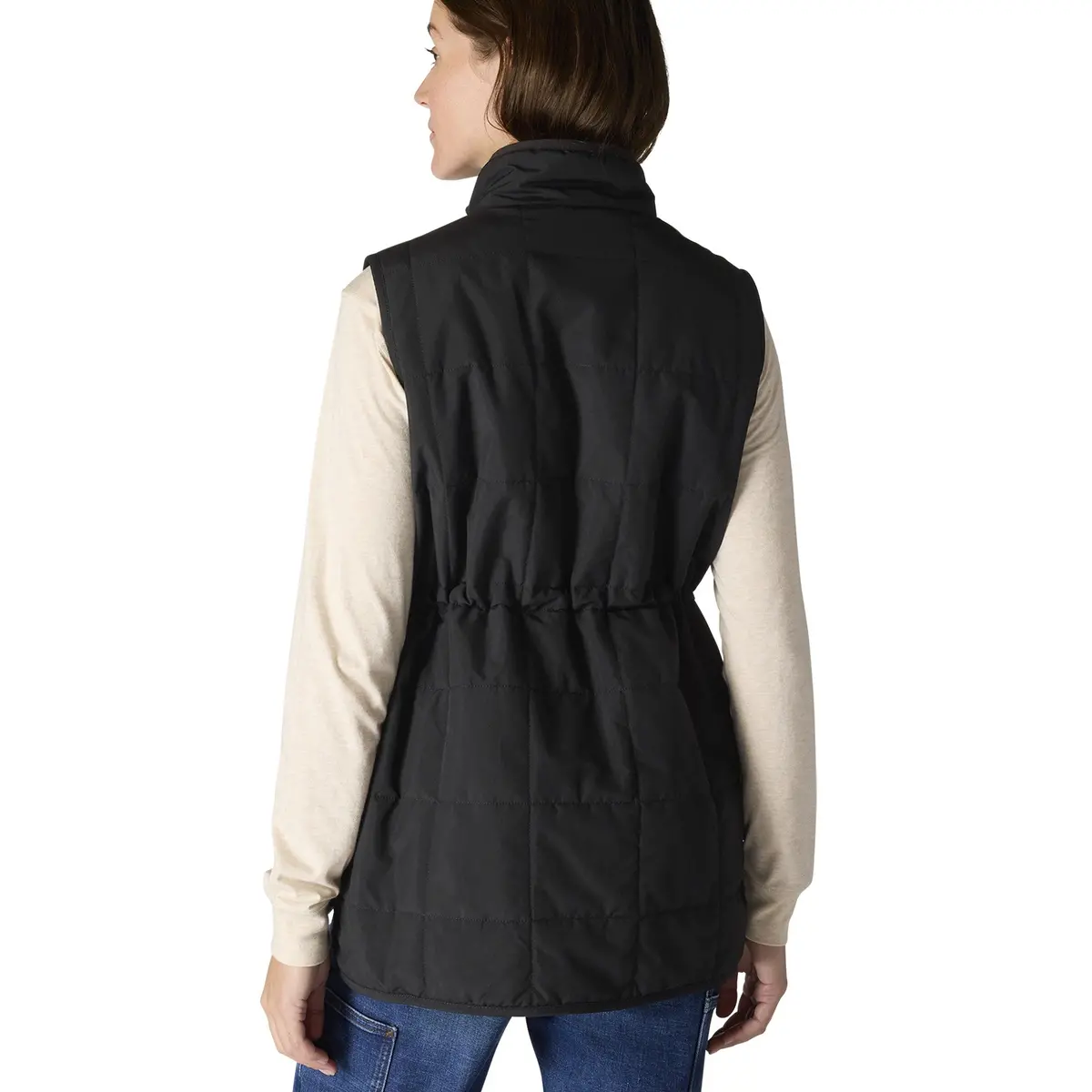 Women's Rain Defender Relaxed Fit Lightweight Insulated Mock-Neck Vest 2