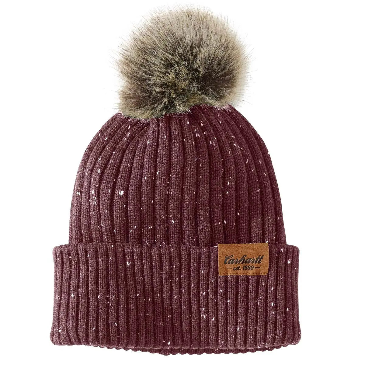 Women's Wool Blend Pom Beanie 1