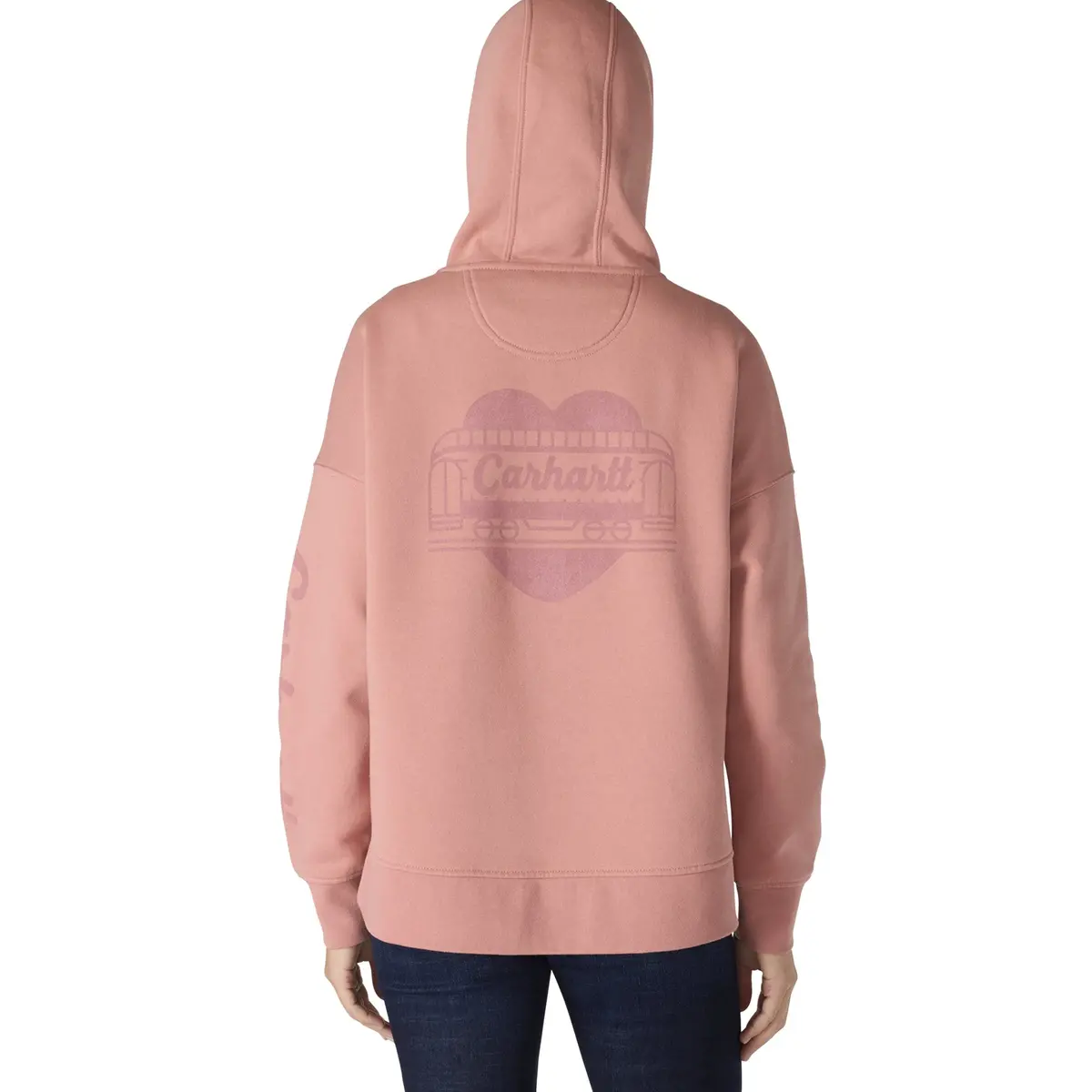 Women's Oversized-Fit Midweight Hooded Graphic Sweatshirt 1