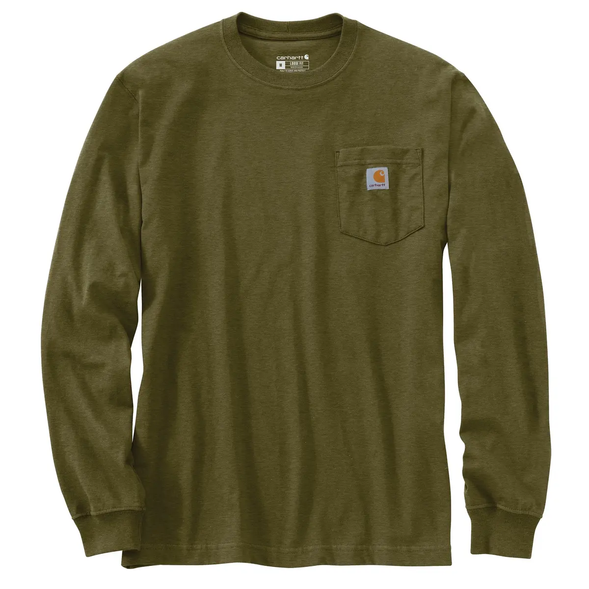 Men's Loose Fit Heavyweight Long Sleeve Outdoor Graphic Shirt 2