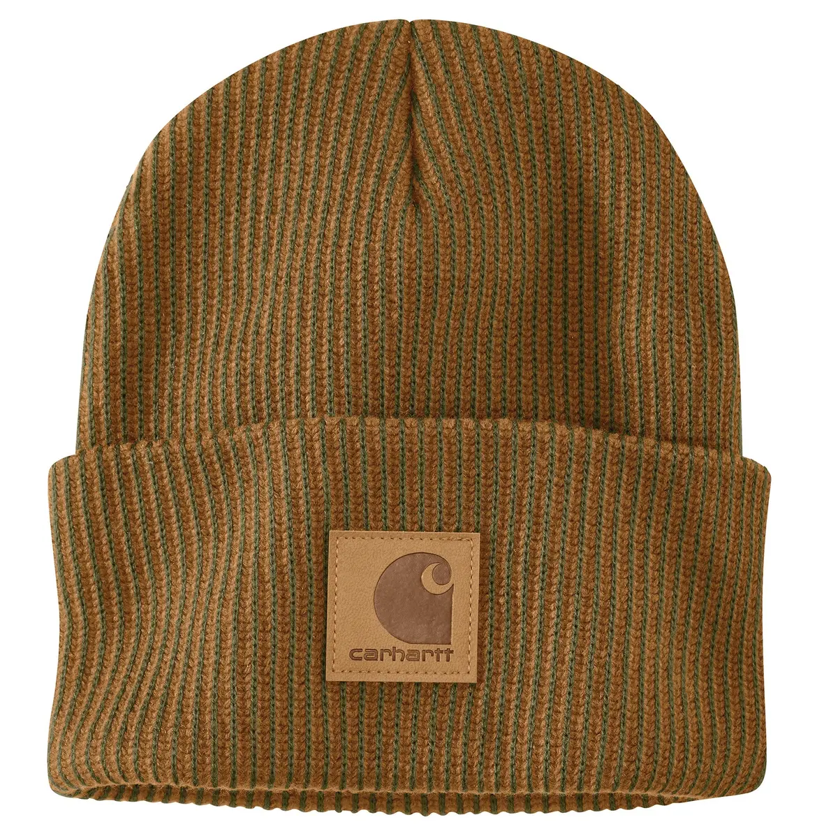 Knit Cuffed Plaited Beanie 1