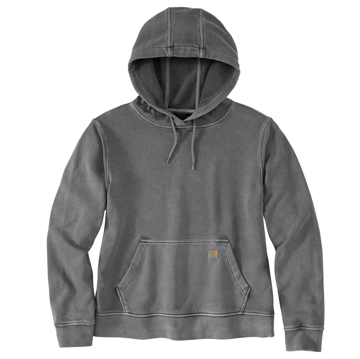Women's Relaxed Fit Midweight Garment Dye French Terry Hooded Sweatshirt 1